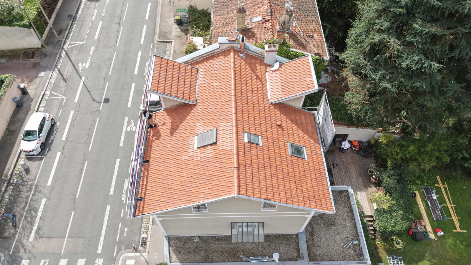 Chantier couverture Yvelines