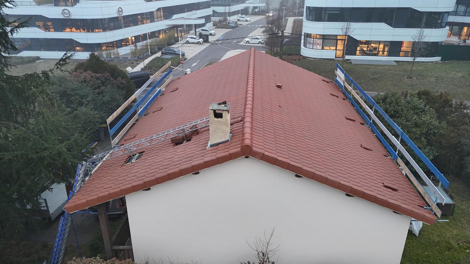 Chantier couverture Yvelines